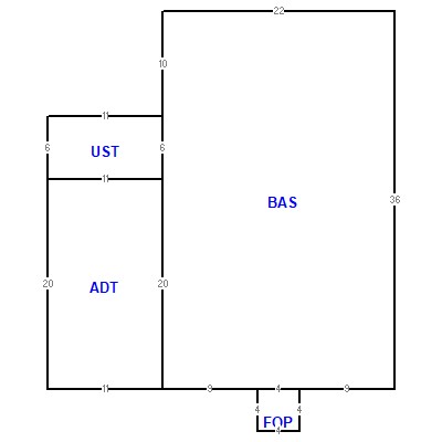 Building layout (traversing data) of this property