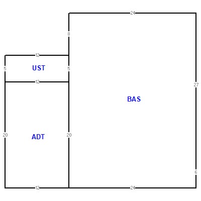 Building layout (traversing data) of this property