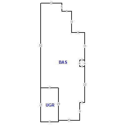 Building layout (traversing data) of this property