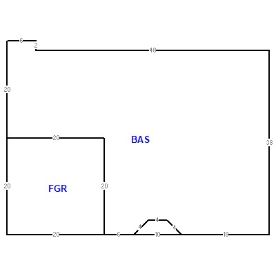 Building layout (traversing data) of this property