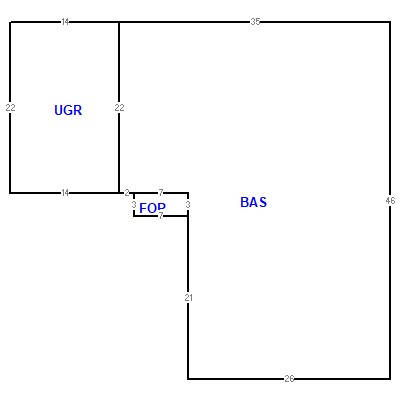 Building layout (traversing data) of this property