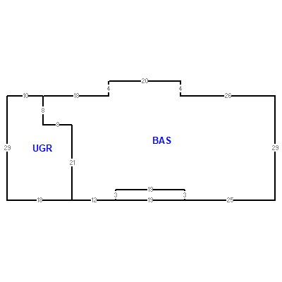 Building layout (traversing data) of this property