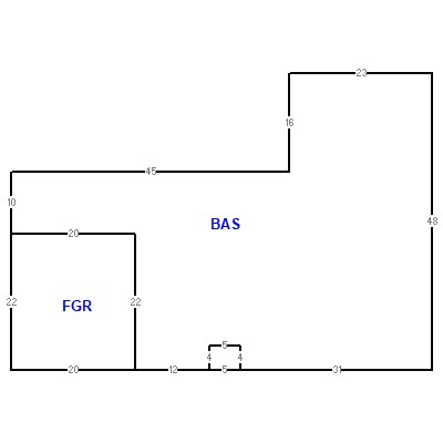 Building layout (traversing data) of this property