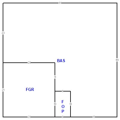 Building layout (traversing data) of this property