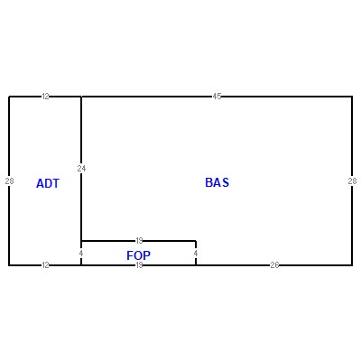 Building layout (traversing data) of this property
