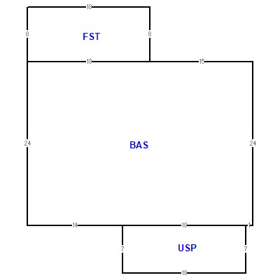 Building layout (traversing data) of this property