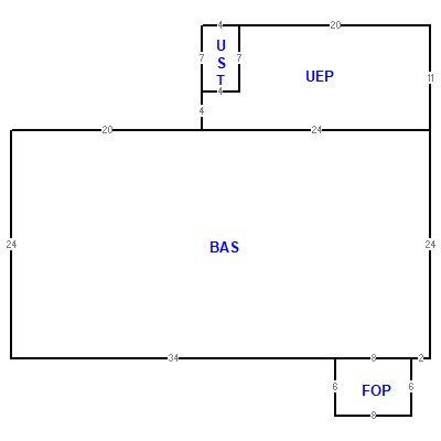 Building layout (traversing data) of this property