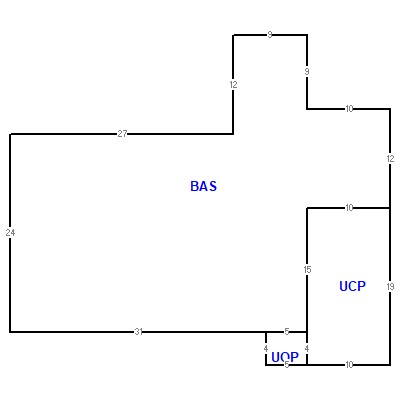 Building layout (traversing data) of this property