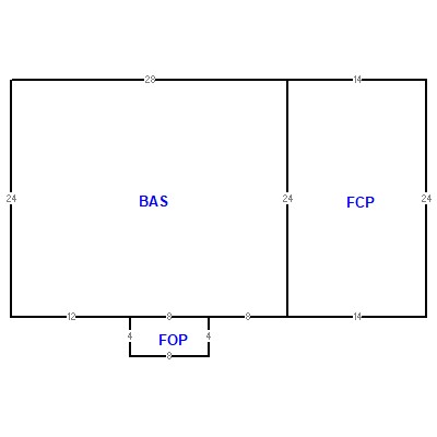 Building layout (traversing data) of this property