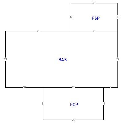 Building layout (traversing data) of this property
