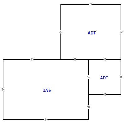 Building layout (traversing data) of this property