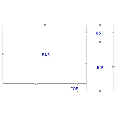 Building layout (traversing data) of this property