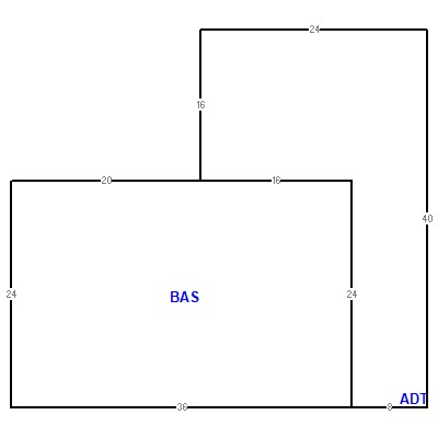 Building layout (traversing data) of this property