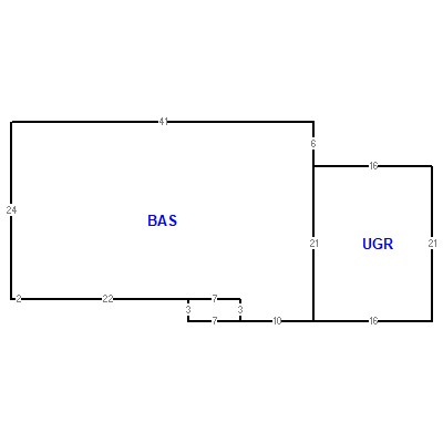 Building layout (traversing data) of this property