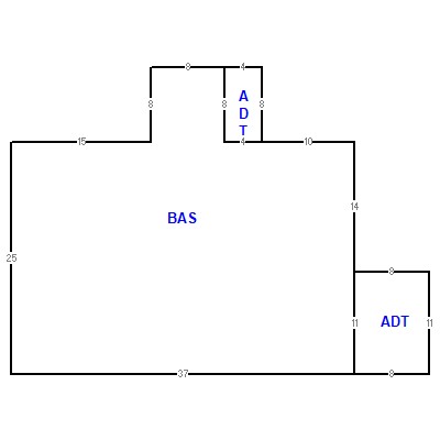 Building layout (traversing data) of this property