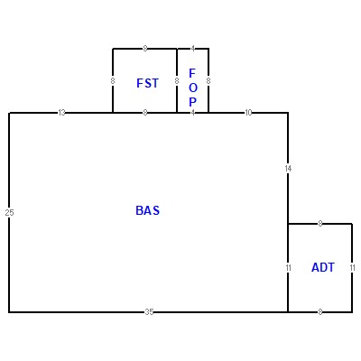 Building layout (traversing data) of this property
