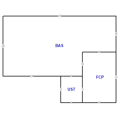 Building layout (traversing data) of this property