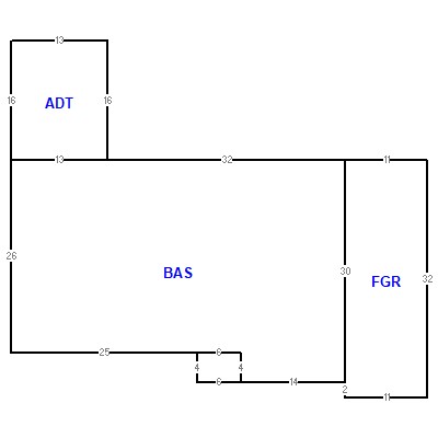 Building layout (traversing data) of this property