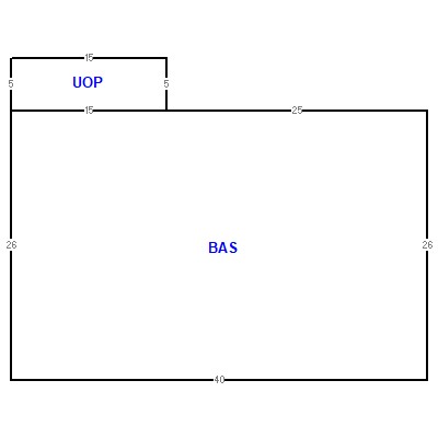 Building layout (traversing data) of this property