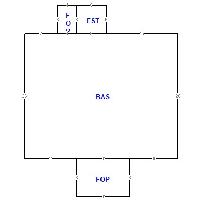 Building layout (traversing data) of this property