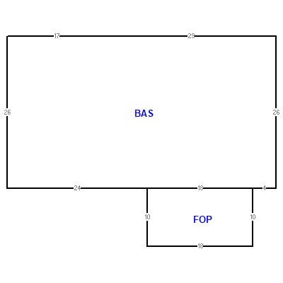 Building layout (traversing data) of this property