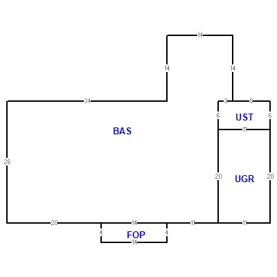 Building layout (traversing data) of this property