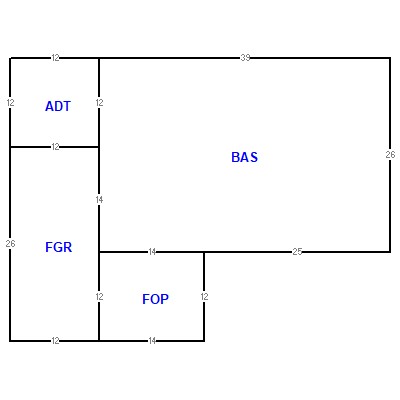 Building layout (traversing data) of this property
