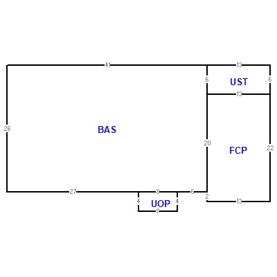 Building layout (traversing data) of this property