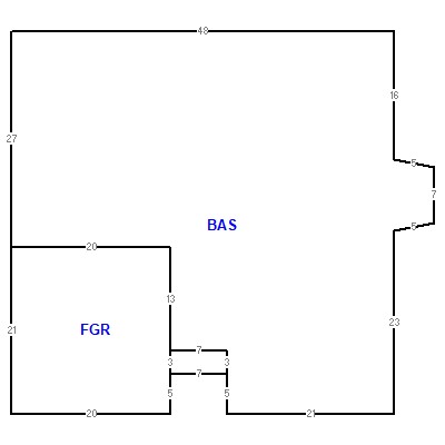 Building layout (traversing data) of this property