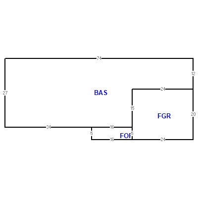 Building layout (traversing data) of this property