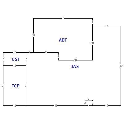 Building layout (traversing data) of this property