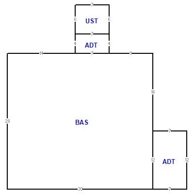 Building layout (traversing data) of this property
