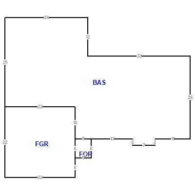 Building layout (traversing data) of this property