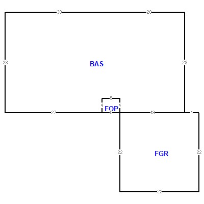 Building layout (traversing data) of this property