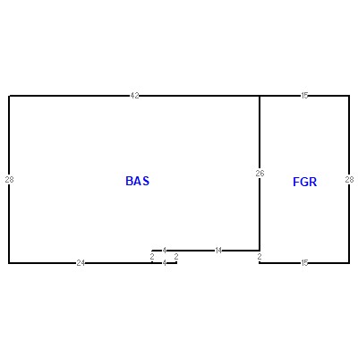Building layout (traversing data) of this property