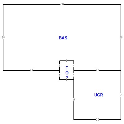 Building layout (traversing data) of this property