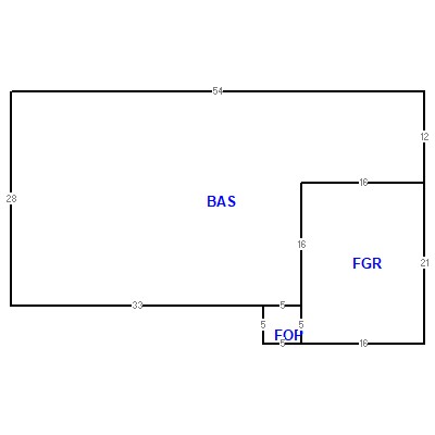 Building layout (traversing data) of this property