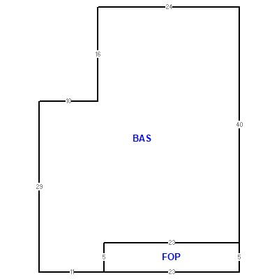 Building layout (traversing data) of this property