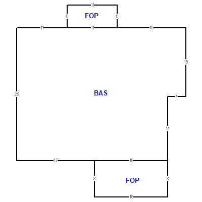 Building layout (traversing data) of this property