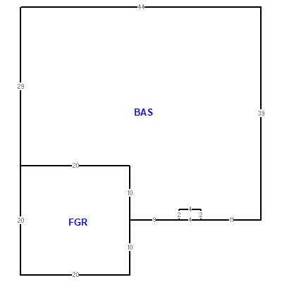 Building layout (traversing data) of this property