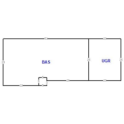 Building layout (traversing data) of this property