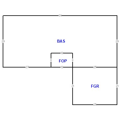 Building layout (traversing data) of this property