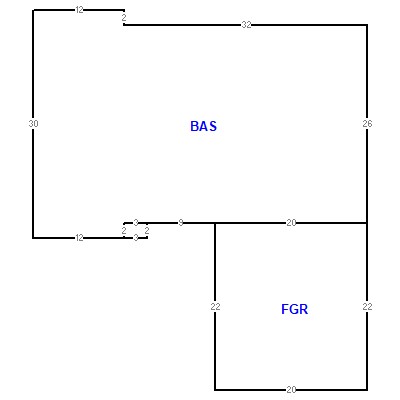 Building layout (traversing data) of this property