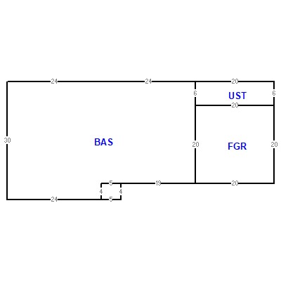 Building layout (traversing data) of this property