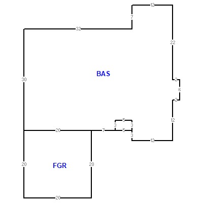 Building layout (traversing data) of this property