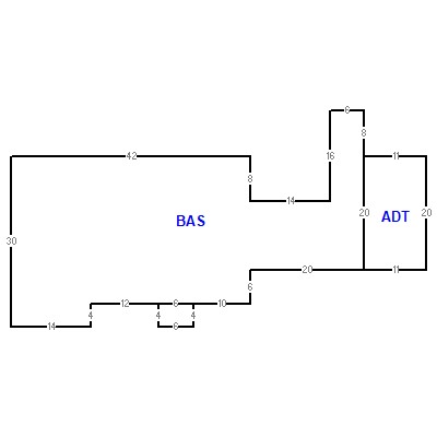 Building layout (traversing data) of this property