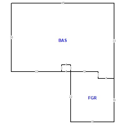 Building layout (traversing data) of this property
