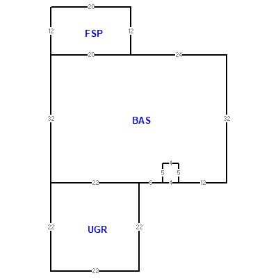 Building layout (traversing data) of this property