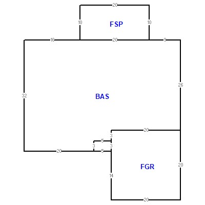 Building layout (traversing data) of this property