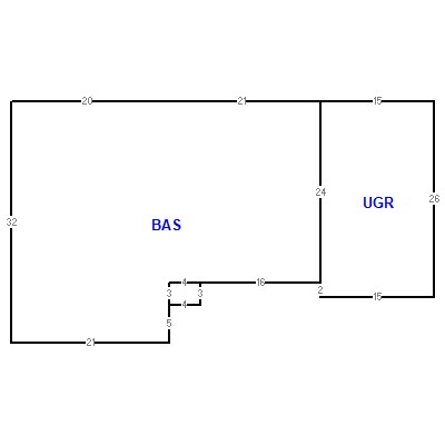 Building layout (traversing data) of this property